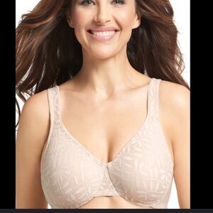 Olga Stretch Lace Sheer Women's Bra Leaves Full Coverage 40D